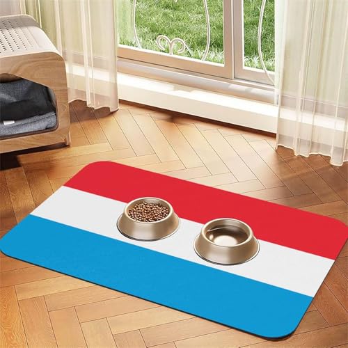 Luxemburger Flagge Haustier saugfähige Ledertischdecke 40 x 60 cm mit rutschfester Gummiunterseite für Katzen und Hunde Luxemburger Flagge Haustier saugfähige Ledertischdecke 40 x 60 cm mit rutschfester Gummiunterseite für Katzen und Hunde von QHZLY