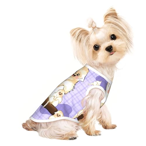 Niedliches goldenes Affen-T-Shirt für Haustiere, atmungsaktiv, ärmellos, Größe S für kleine Hunde und Katzen, weich, leicht, stilvoll Niedliches goldenes Affen-T-Shirt für Haustiere, atmungsaktiv, ärmellos, Größe S für kleine Hunde und Katzen, weich, leicht, stilvoll von QHZLY