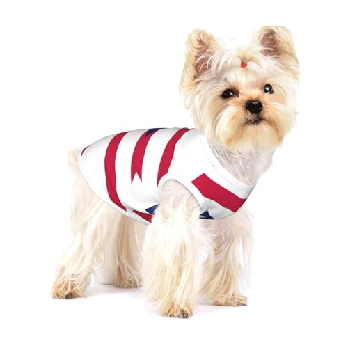 Ohio State Flag Weste für kleine Hunde, Baumwolle, Größe L, atmungsaktiv, weich und bequem, Haustierkleidung für Katzen und Hunde Ohio State Flag Weste für kleine Hunde, Baumwolle, Größe L, atmungsaktiv, weich und bequem, Haustierkleidung für Katzen und Hunde von QHZLY