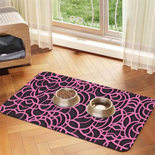 Purple Lines Haustier-Tischdecke, saugfähig, Leder, 40 x 60 cm, mit rutschfester Gummiunterseite, für Katzen und Hunde Purple Lines Haustier-Tischdecke, saugfähig, Leder, 40 x 60 cm, mit rutschfester Gummiunterseite, für Katzen und Hunde von QHZLY