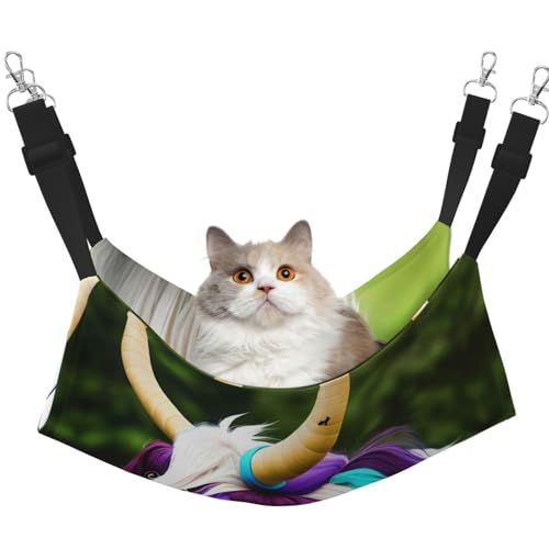 QHZLY Bunte Kuhkopf-Hängematte aus Samt, Größe L, für kleine Haustiere, bequem und atmungsaktiv für Katzen, Kaninchen, Frettchen QHZLY Bunte Kuhkopf-Hängematte aus Samt, Größe L, für kleine Haustiere, bequem und atmungsaktiv für Katzen, Kaninchen, Frettchen von QHZLY