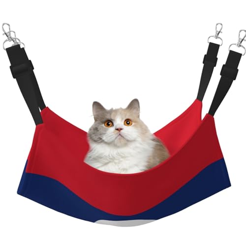 QHZLY Hängematte aus Samt Flagge von Laos L für kleine Haustiere - bequem und atmungsaktiv für Katzen, Kaninchen, Frettchen QHZLY Hängematte aus Samt Flagge von Laos L für kleine Haustiere - bequem und atmungsaktiv für Katzen, Kaninchen, Frettchen von QHZLY