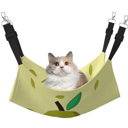 QHZLY Hängematte aus Samt mit Cartoon-Birne, M für kleine Haustiere, bequem und atmungsaktiv für Katzen, Kaninchen, Frettchen QHZLY Hängematte aus Samt mit Cartoon-Birne, M für kleine Haustiere, bequem und atmungsaktiv für Katzen, Kaninchen, Frettchen von QHZLY