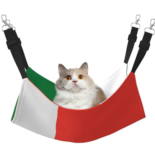 QHZLY Samt-Flagge von Madagaskar Hängematte L für kleine Haustiere - bequem und atmungsaktiv für Katzen, Kaninchen, Frettchen QHZLY Samt-Flagge von Madagaskar Hängematte L für kleine Haustiere - bequem und atmungsaktiv für Katzen, Kaninchen, Frettchen von QHZLY