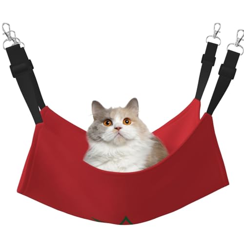 QHZLY Samt-Flagge von Marokko Hängematte L für kleine Haustiere - bequem und atmungsaktiv für Katzen, Kaninchen, Frettchen QHZLY Samt-Flagge von Marokko Hängematte L für kleine Haustiere - bequem und atmungsaktiv für Katzen, Kaninchen, Frettchen von QHZLY