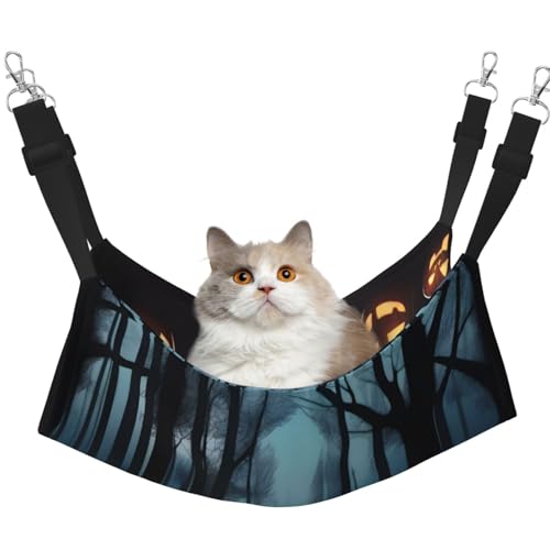 QHZLY Samt-HauntedHollows Hängematte M für kleine Haustiere - Bequem und atmungsaktiv für Katzen, Kaninchen, Frettchen QHZLY Samt-HauntedHollows Hängematte M für kleine Haustiere - Bequem und atmungsaktiv für Katzen, Kaninchen, Frettchen von QHZLY