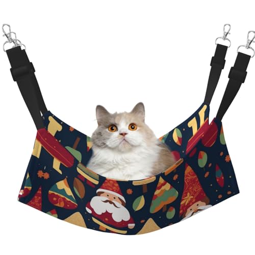 QHZLY Samt-Weihnachtsmann mit zwei Farben Bart Hängematte M für kleine Haustiere – bequem und atmungsaktiv für Katzen, Kaninchen, Frettchen QHZLY Samt-Weihnachtsmann mit zwei Farben Bart Hängematte M für kleine Haustiere – bequem und atmungsaktiv für Katzen, Kaninchen, Frettchen von QHZLY