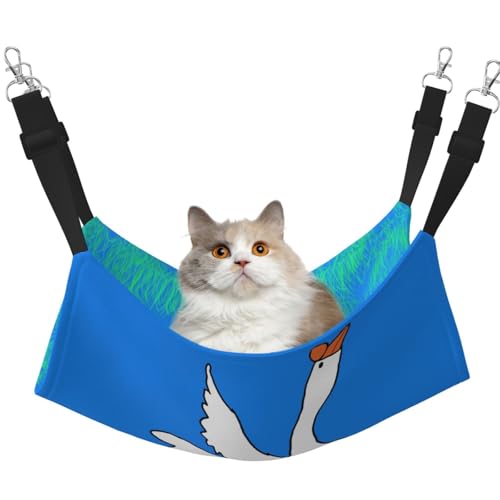QHZLY Samt-weiße Gans breitet seine Flügel Hängematte M für kleine Haustiere - bequem und atmungsaktiv für Katzen, Kaninchen, Frettchen QHZLY Samt-weiße Gans breitet seine Flügel Hängematte M für kleine Haustiere - bequem und atmungsaktiv für Katzen, Kaninchen, Frettchen von QHZLY