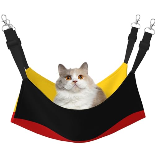 QHZLY Samthängematte Deutschlandflagge L für kleine Haustiere - bequem und atmungsaktiv für Katzen, Kaninchen, Frettchen QHZLY Samthängematte Deutschlandflagge L für kleine Haustiere - bequem und atmungsaktiv für Katzen, Kaninchen, Frettchen von QHZLY