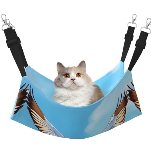 QHZLY Samthängematte Möwen im Flug L für kleine Haustiere - bequem und atmungsaktiv für Katzen, Kaninchen, Frettchen QHZLY Samthängematte Möwen im Flug L für kleine Haustiere - bequem und atmungsaktiv für Katzen, Kaninchen, Frettchen von QHZLY