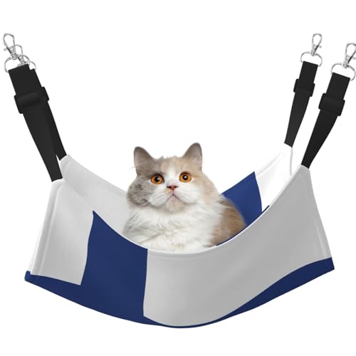 QHZLY Samthängematte mit finnischer Flagge M für kleine Haustiere - bequem und atmungsaktiv für Katzen, Kaninchen, Frettchen QHZLY Samthängematte mit finnischer Flagge M für kleine Haustiere - bequem und atmungsaktiv für Katzen, Kaninchen, Frettchen von QHZLY