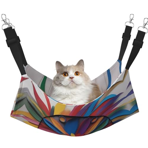 QHZLY Velvet Artistic Flair Hängematte M für kleine Haustiere - Bequem und atmungsaktiv für Katzen, Kaninchen, Frettchen QHZLY Velvet Artistic Flair Hängematte M für kleine Haustiere - Bequem und atmungsaktiv für Katzen, Kaninchen, Frettchen von QHZLY