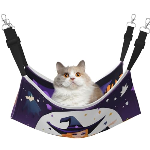 QHZLY Velvet BewitchedBash Hängematte M für kleine Haustiere - Bequem und atmungsaktiv für Katzen, Kaninchen, Frettchen QHZLY Velvet BewitchedBash Hängematte M für kleine Haustiere - Bequem und atmungsaktiv für Katzen, Kaninchen, Frettchen von QHZLY