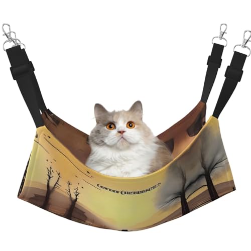 QHZLY Velvet Cowboy Chronicles Hängematte M für kleine Haustiere - Bequem und atmungsaktiv für Katzen, Kaninchen, Frettchen von QHZLY