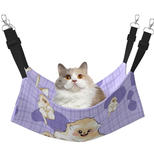 QHZLY Velvet Cute Golden Monkey Hammock M for Small Pets - Comfortable and Breathable for Cats, Rabbits, Frettchen von QHZLY