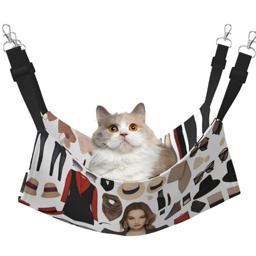 QHZLY Velvet Fashion Chic Hängematte M für kleine Haustiere - Bequem und atmungsaktiv für Katzen, Kaninchen, Frettchen QHZLY Velvet Fashion Chic Hängematte M für kleine Haustiere - Bequem und atmungsaktiv für Katzen, Kaninchen, Frettchen von QHZLY