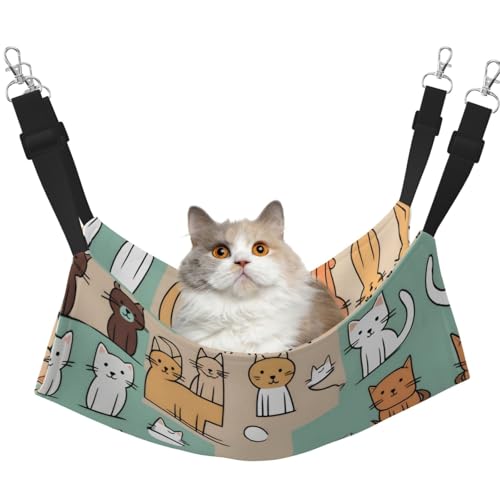 QHZLY Velvet Furry Friends Hängematte M für kleine Haustiere - Bequem und atmungsaktiv für Katzen, Kaninchen, Frettchen QHZLY Velvet Furry Friends Hängematte M für kleine Haustiere - Bequem und atmungsaktiv für Katzen, Kaninchen, Frettchen von QHZLY