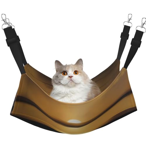 QHZLY Velvet Golden Horizon Hängematte L für kleine Haustiere - Bequem und atmungsaktiv für Katzen, Kaninchen, Frettchen QHZLY Velvet Golden Horizon Hängematte L für kleine Haustiere - Bequem und atmungsaktiv für Katzen, Kaninchen, Frettchen von QHZLY