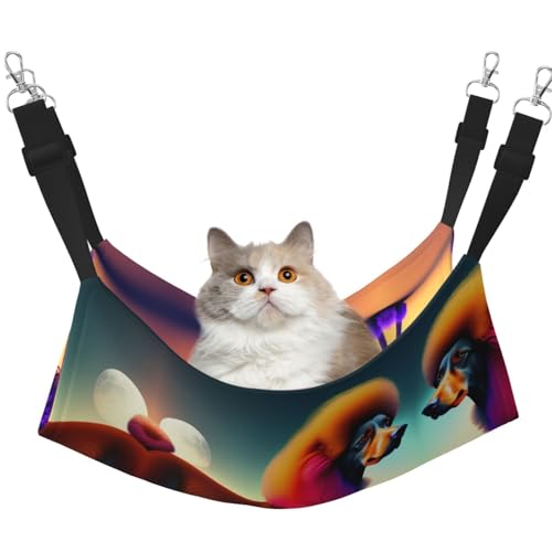 QHZLY Velvet Puppy waiting to go home Hammock M for Small Pets - Comfortable and Breathable for Cats, Rabbits, Frettchen von QHZLY