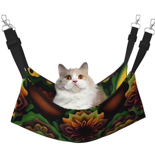 QHZLY Velvet Seamless Universal Camouflage Hängematte M für kleine Haustiere - Bequem und atmungsaktiv für Katzen, Kaninchen, Frettchen von QHZLY