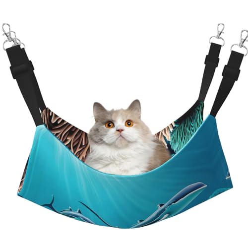 QHZLY Velvet Tiefseewal-Hängematte M für kleine Haustiere - Bequem und atmungsaktiv für Katzen, Kaninchen, Frettchen QHZLY Velvet Tiefseewal-Hängematte M für kleine Haustiere - Bequem und atmungsaktiv für Katzen, Kaninchen, Frettchen von QHZLY