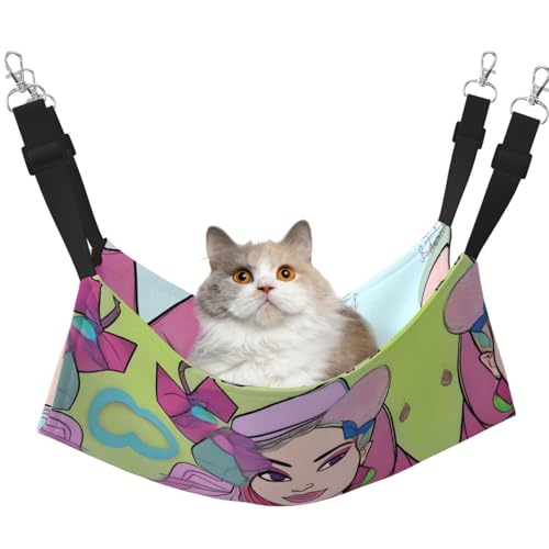 QHZLY Velvet Trendy Styles Hängematte M für kleine Haustiere - Bequem und atmungsaktiv für Katzen, Kaninchen, Frettchen QHZLY Velvet Trendy Styles Hängematte M für kleine Haustiere - Bequem und atmungsaktiv für Katzen, Kaninchen, Frettchen von QHZLY