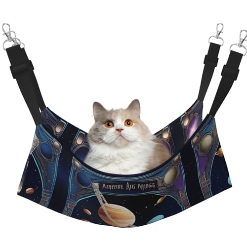 QHZLY Velvet a Cosmic Voyage Hängematte M für kleine Haustiere - Bequem und atmungsaktiv für Katzen, Kaninchen, Frettchen QHZLY Velvet a Cosmic Voyage Hängematte M für kleine Haustiere - Bequem und atmungsaktiv für Katzen, Kaninchen, Frettchen von QHZLY