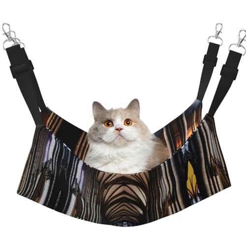 QHZLY Velvet a Gothic Kathedralen Hängematte M für kleine Haustiere - Bequem und atmungsaktiv für Katzen, Kaninchen, Frettchen QHZLY Velvet a Gothic Kathedralen Hängematte M für kleine Haustiere - Bequem und atmungsaktiv für Katzen, Kaninchen, Frettchen von QHZLY