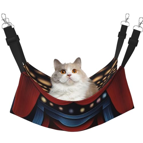 QHZLY Velvet a Stage Magic Hängematte M für kleine Haustiere - Bequem und atmungsaktiv für Katzen, Kaninchen, Frettchen QHZLY Velvet a Stage Magic Hängematte M für kleine Haustiere - Bequem und atmungsaktiv für Katzen, Kaninchen, Frettchen von QHZLY