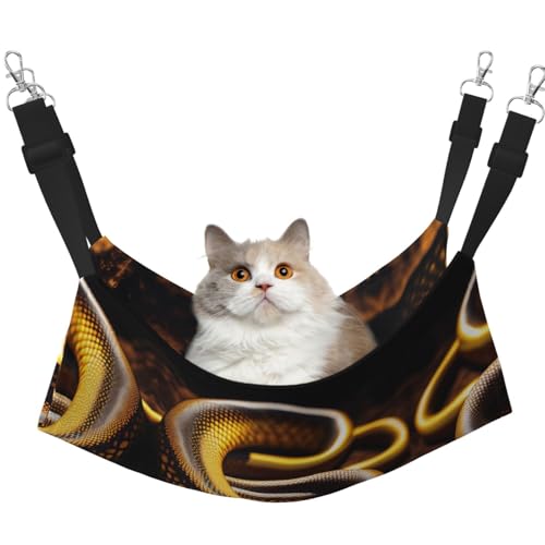 QHZLY Velvet serpiente enplumada Hängematte M für kleine Haustiere - bequem und atmungsaktiv für Katzen, Kaninchen, Frettchen QHZLY Velvet serpiente enplumada Hängematte M für kleine Haustiere - bequem und atmungsaktiv für Katzen, Kaninchen, Frettchen von QHZLY