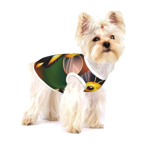 Sitting Bee Weste für kleine Hunde, Baumwolle, Größe S, atmungsaktiv, weich und bequem, Haustierkleidung für Katzen und Hunde Sitting Bee Weste für kleine Hunde, Baumwolle, Größe S, atmungsaktiv, weich und bequem, Haustierkleidung für Katzen und Hunde von QHZLY