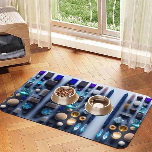 Smart Crystal Art Haustier-Tischdecke, saugfähig, Leder, 30 x 45 cm, mit rutschfester Gummiunterseite, für Katzen und Hunde Smart Crystal Art Haustier-Tischdecke, saugfähig, Leder, 30 x 45 cm, mit rutschfester Gummiunterseite, für Katzen und Hunde von QHZLY