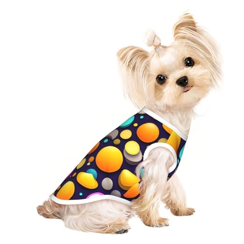 Smile Sticker Haustier-T-Shirt, atmungsaktiv, ärmellos, Größe S, für kleine Hunde und Katzen, weich, leicht, stilvoll Smile Sticker Haustier-T-Shirt, atmungsaktiv, ärmellos, Größe S, für kleine Hunde und Katzen, weich, leicht, stilvoll von QHZLY