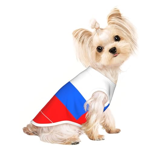T-Shirt mit Flagge von Slowenien, atmungsaktiv, ärmellos, Größe M, für kleine Hunde und Katzen, weich, leicht, stilvoll T-Shirt mit Flagge von Slowenien, atmungsaktiv, ärmellos, Größe M, für kleine Hunde und Katzen, weich, leicht, stilvoll von QHZLY