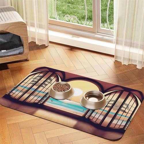 a Travel Bliss Haustier-Tischdecke, saugfähig, Leder, 30 x 45 cm, mit rutschfester Gummiunterseite, für Katzen und Hunde a Travel Bliss Haustier-Tischdecke, saugfähig, Leder, 30 x 45 cm, mit rutschfester Gummiunterseite, für Katzen und Hunde von QHZLY
