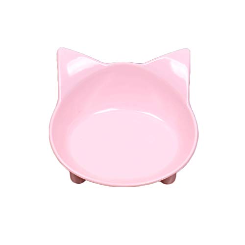 QIANMEI Hundenapf Keramik Für Haustiere Geeignet rutschfeste Ausführung Überlaufschutz Futterautomat Füttern Und Tränken Katzen Und Hunde, Andere Haustiere Sind Erhältlich ( Color : Pink ) von QIANMEI