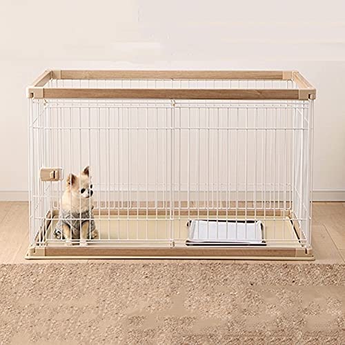 hundehütte Outdoor, 47" Extra Große Hundehütten Mit Sicherheitstüren, Indoor-Hundehütte for Mittelgroße Kleine Hunde Und Katzen, rutschfeste Unterlage Auf Der Unterseite, Einfache Montage von QIANMEI