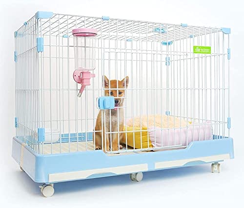 hundehütte Outdoor, Hundehütte Mit Rollen, Tragbare Haustierhütte for Drinnen Und Draußen, Waschbare Und Zusammenklappbare Hundehütte Aus Draht, Mit Aufbewahrungsschublade (Color : Blue, Size : 74* hundehütte Outdoor, Hundehütte Mit Rollen, Tragbare Haustierhütte for Drinnen Und Draußen, Waschbare Und Zusammenklappbare Hundehütte Aus Draht, Mit Aufbewahrungsschublade (Color : Blue, Size : 74* von QIANMEI