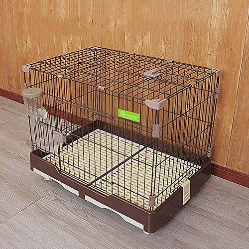 hundehütte Outdoor, Hundehütte Mit Rollen, Tragbare Haustierhütte for Drinnen Und Draußen, Waschbare Und Zusammenklappbare Hundehütte Aus Draht, Mit Aufbewahrungsschublade (Color : Brown, Size : 74 hundehütte Outdoor, Hundehütte Mit Rollen, Tragbare Haustierhütte for Drinnen Und Draußen, Waschbare Und Zusammenklappbare Hundehütte Aus Draht, Mit Aufbewahrungsschublade (Color : Brown, Size : 74 von QIANMEI