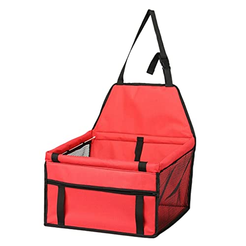 QIFFIY Katzenhaus Pet Transport Tasche, Hundekasten Transportbox Komfort Transportbox Soft Reisetasche Katzenhöhle (Color : Red) von QIFFIY