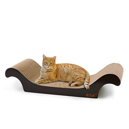 QIFFIY Kratzbrett Sofa Cat Scratcher, Kratzbett Pad Sofa Lounge, Cat Scratch Pad Lounge Bett, Superior Scratching Cardboard Protector Katzenkratzer (Color : E) von QIFFIY