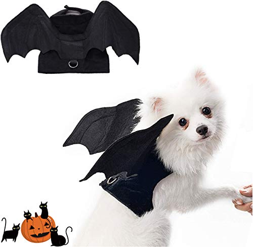 QIMMU Halloween hundekostüm,Pet Hund Bat Wings,Haustier Fledermaus Kostüm, , und Katzen, für Partys von QIMMU