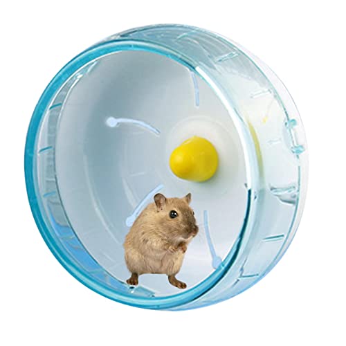 QINGHUAI Hamster Laufrad Spinner - Laufendes Spielzeug der leisen Haustier-Maus,Joggingrad Hamster Spielzeug für Kleintier Rennmäuse Mäuse von QINGHUAI
