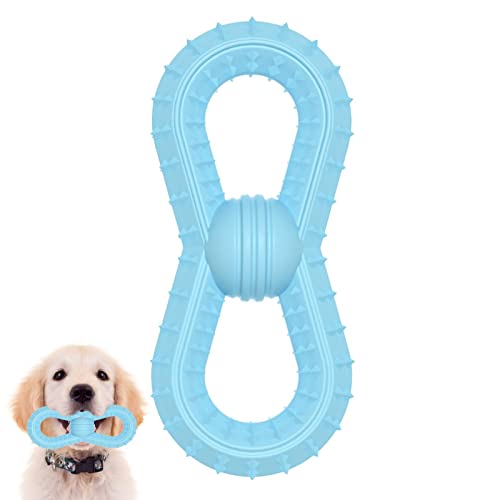 QINGHUAI Kauspielzeug für Hunde, Unzerstörbares Hundespielzeug aus -Gummi mit Widerhaken zur Reinigung der Hundezähne, Zahnreinigung und Zahnfleischmassage Robustes Hundespielzeug für kleine von QINGHUAI