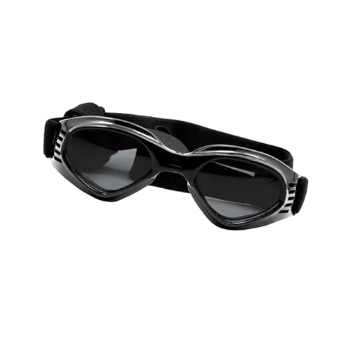 QINZITAO Faltbare Hunde-Sonnenbrille für den Außenbereich, winddicht, wasserdicht, Haustieraugenbrille für kleine Hunde, mit verstellbarem Gummiband QINZITAO Faltbare Hunde-Sonnenbrille für den Außenbereich, winddicht, wasserdicht, Haustieraugenbrille für kleine Hunde, mit verstellbarem Gummiband von QINZITAO