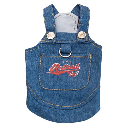 QINZITAO Lovely Denims Haustierkleid, bequemes Geschirr, klein, weich, Sweatshirt für kleine Hunde und Katzen QINZITAO Lovely Denims Haustierkleid, bequemes Geschirr, klein, weich, Sweatshirt für kleine Hunde und Katzen von QINZITAO