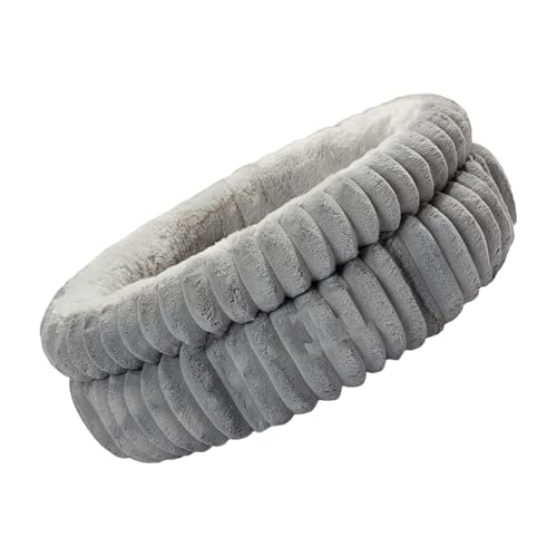QINZITAO Waschbares Plüsch-Katzenbett, rundes Design, für Indoor-Katzen, weiches und abnehmbares Kissen für kleine Hunde und Katzen, die sich ausruhen QINZITAO Waschbares Plüsch-Katzenbett, rundes Design, für Indoor-Katzen, weiches und abnehmbares Kissen für kleine Hunde und Katzen, die sich ausruhen von QINZITAO