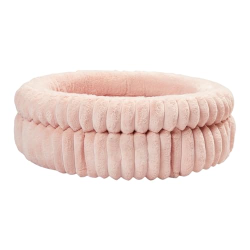 QINZITAO Waschbares Plüsch-Katzenbett, rundes Design, für Indoor-Katzen, weiches und abnehmbares Kissen für kleine Hunde und Katzen, die sich ausruhen QINZITAO Waschbares Plüsch-Katzenbett, rundes Design, für Indoor-Katzen, weiches und abnehmbares Kissen für kleine Hunde und Katzen, die sich ausruhen von QINZITAO