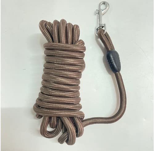 QIUMING 1 Stück 5 m/10 m/15 m Lange Seil-Trainings-Hundeleine – robuste Nylon-Rückruf-Haustier-Tracking-Linie – für kleine und mittelgroße Hunde beim Training im Freien, Camping QIUMING 1 Stück 5 m/10 m/15 m Lange Seil-Trainings-Hundeleine – robuste Nylon-Rückruf-Haustier-Tracking-Linie – für kleine und mittelgroße Hunde beim Training im Freien, Camping von QIUMING