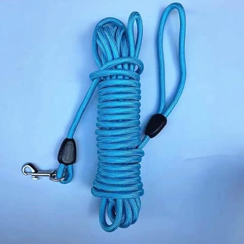 1 Stück 5 m/10 m/15 m Lange Seil-Trainings-Hundeleine – robuste Nylon-Rückruf-Haustier-Tracking-Linie – für kleine und mittelgroße Hunde beim Training im Freien, Camping von QIUMING